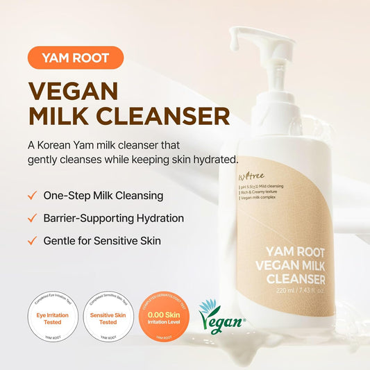 Isntree Yam Root Vegan Milk Cleanser 220 ml - view 2