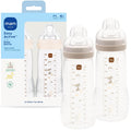MAM Easy Active Anti-Colic Baby Bottle, 11 oz (330 ml), 2 Pack