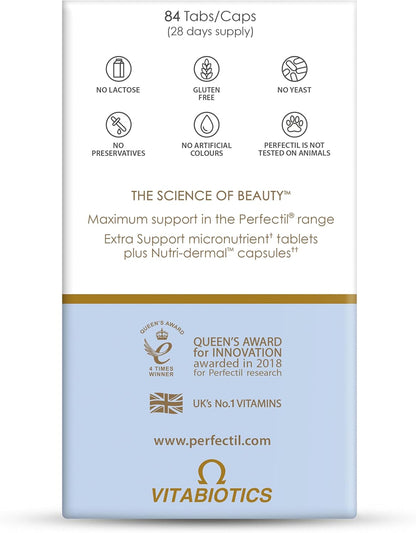 Vitabiotics Perfectil Max Skin, Hair & Nails Supplement 84 Count - view 6