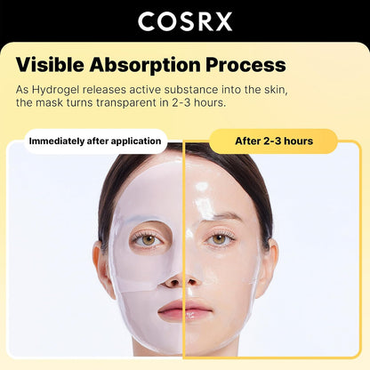 COSRX Advanced Snail Mucin Glass Glow Hydrogel Face Masks, Pack of 3 - view 3
