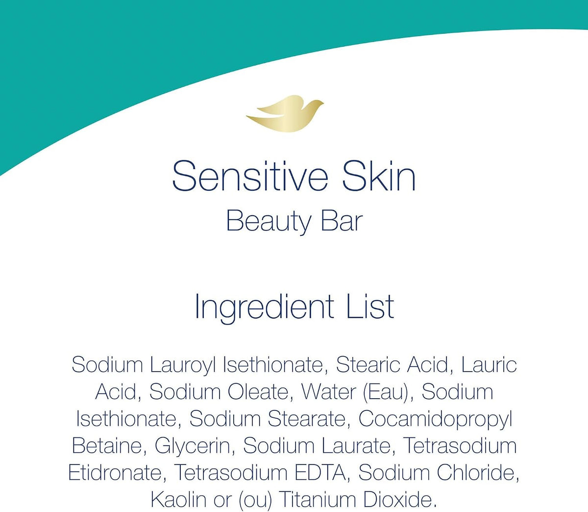 Dove Sensitive Skin Beauty Bar with Moisturising Lotion, 3.15 oz - view 6
