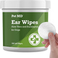 Pet MD Dog Ear Cleaning Wipes, 100 Count