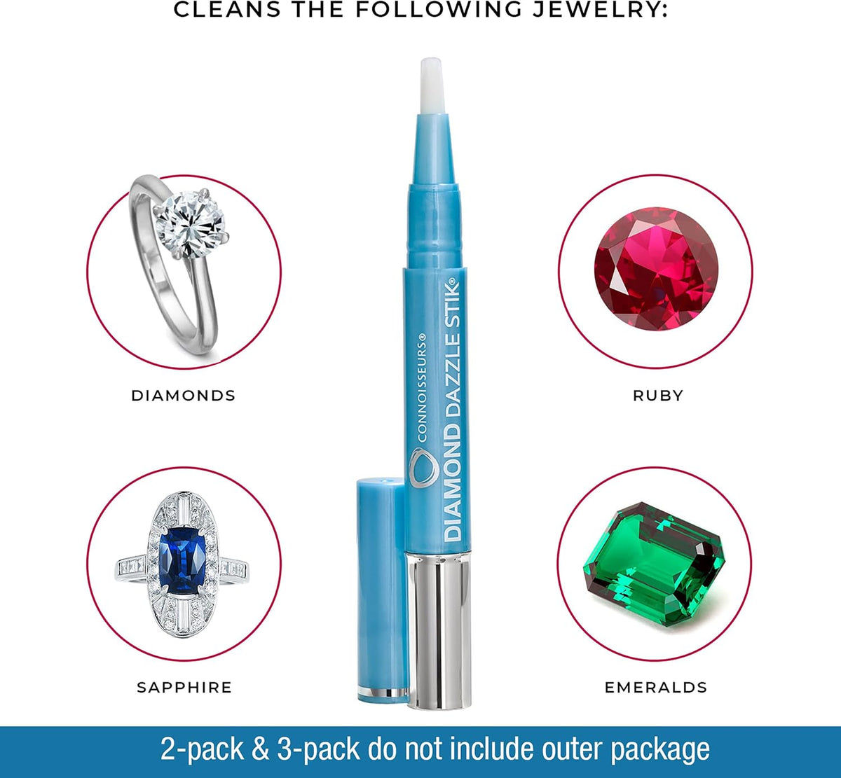 Connoisseurs Diamond Dazzle Stik Jewellery Cleaner Pen - view 5
