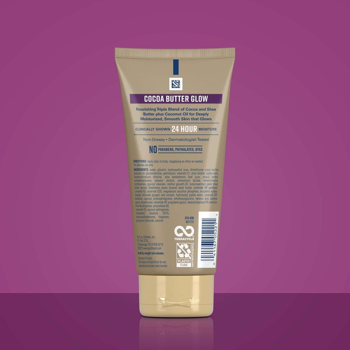 Gold Bond Cocoa Butter Glow Daily Hydrating Lotion, 5.5 oz, Pack of 2 - view 3