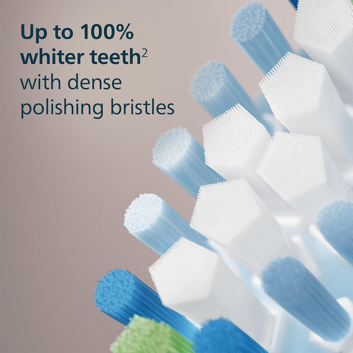 Philips Sonicare C3 Two-in-One Brush Heads, 4 Pack, White - view 5