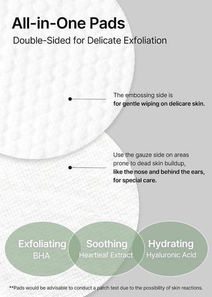 Celimax Ji.Woo.Gae Heartleaf BHA Peeling Pad, 60 Pads - view 4