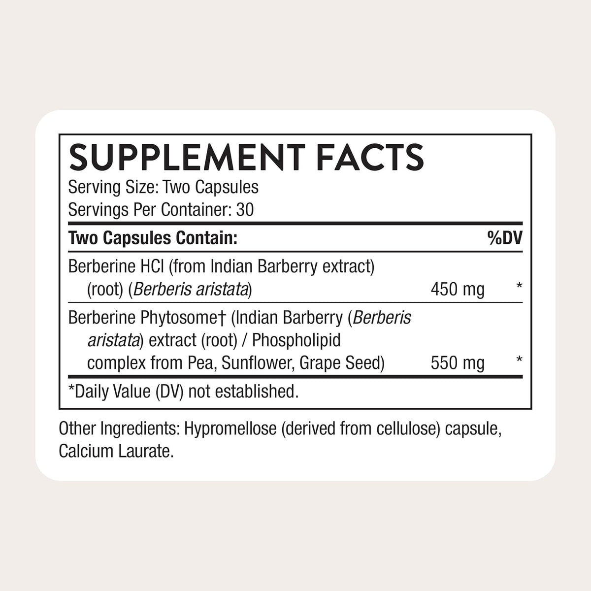 Thorne Berberine, Dual Action Phytosome and HCl Formula, 60 Capsules - view 5