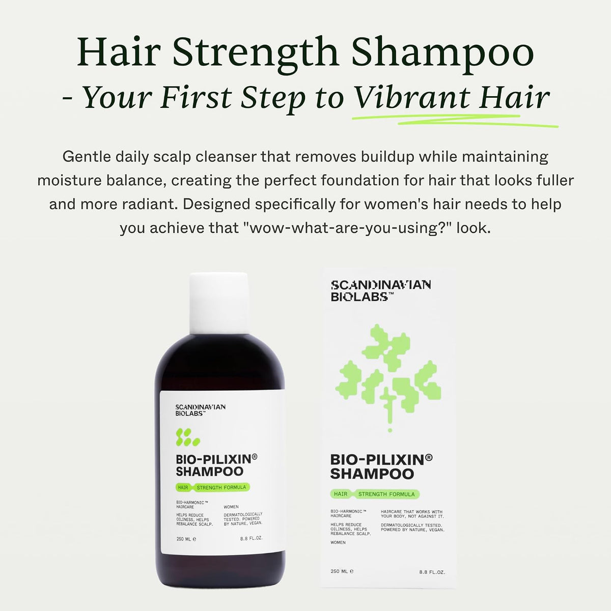 Scandinavian Biolabs Bio-Pilixin Shampoo for Women 8.8 fl oz - view 2