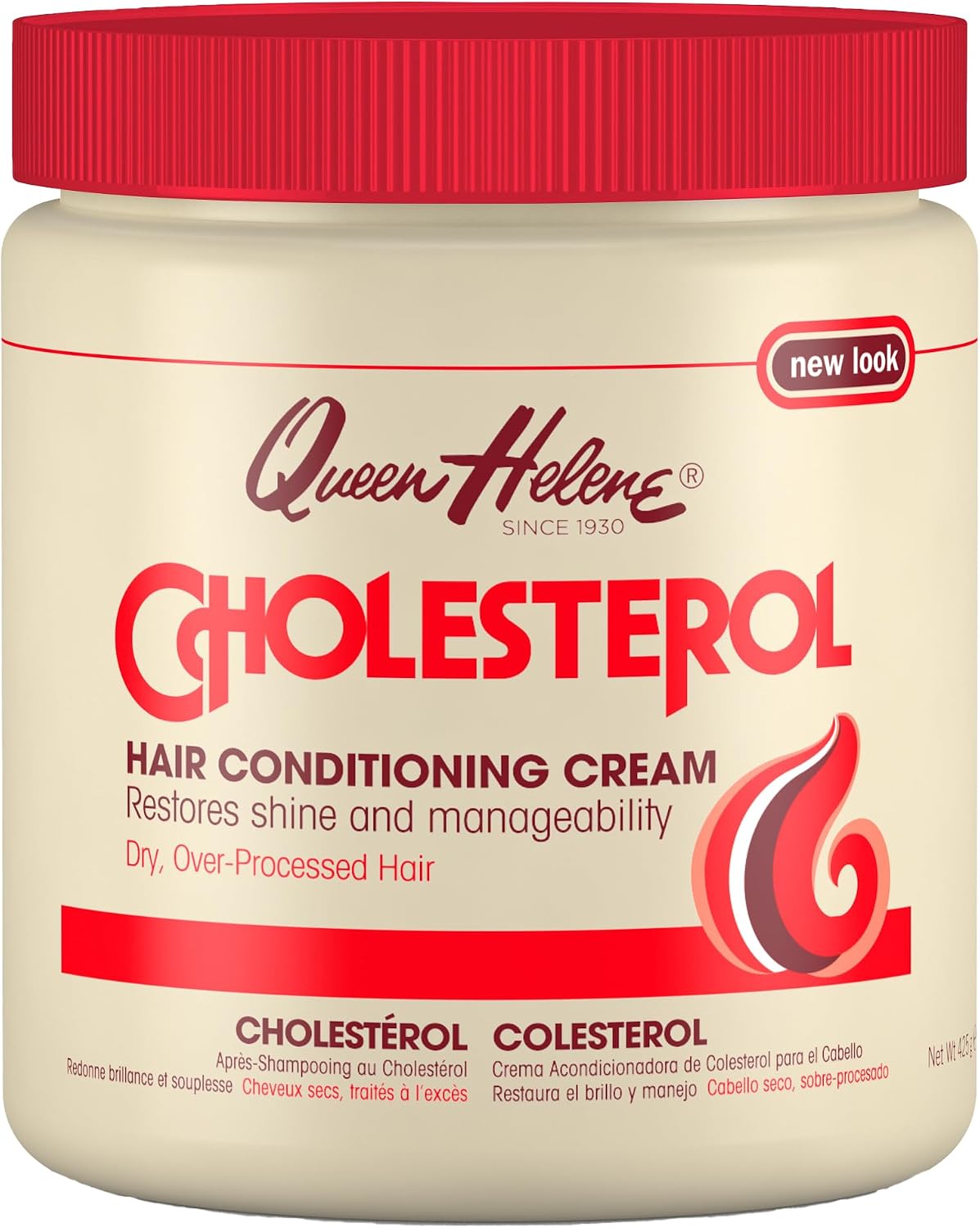 Queen Helene Cholesterol Hair Conditioning Cream 15 oz — product view
