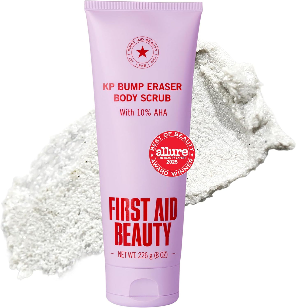 First Aid Beauty KP Bump Eraser Body Scrub with 10% AHA 8 oz