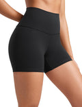 CRZ YOGA Butterluxe Biker Shorts 4" Black - Small