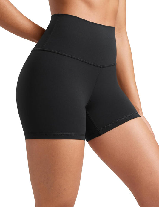 CRZ YOGA Butterluxe Biker Shorts 4" Black - Small