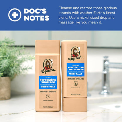 Dr. Squatch Natural Men's Shampoo & Conditioner Set Fresh Falls - view 3