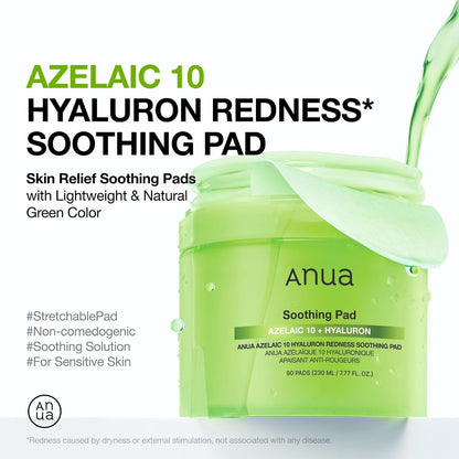 Anua Azelaic Acid 10 Hyaluronic Acid Soothing Toner Pads 90 Pads - view 2