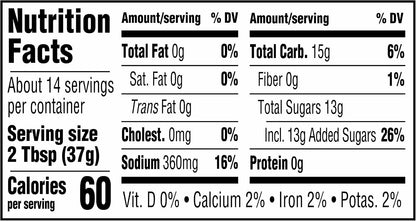 Kraft Sweet & Spicy Barbecue Sauce 510g (18 oz) - view 2