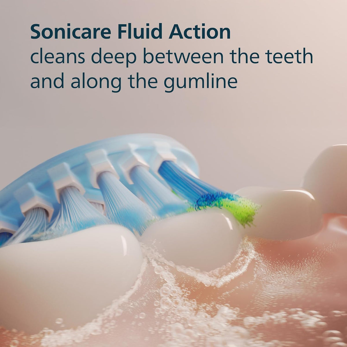 Philips Sonicare C3 Two-in-One Brush Heads, 4 Pack, White - view 6