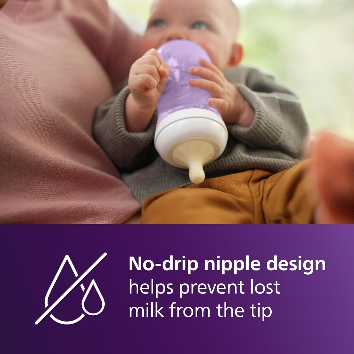 Philips Avent Natural Baby Bottles 9 oz (270 ml), Medium Flow, 4 Pack - view 6