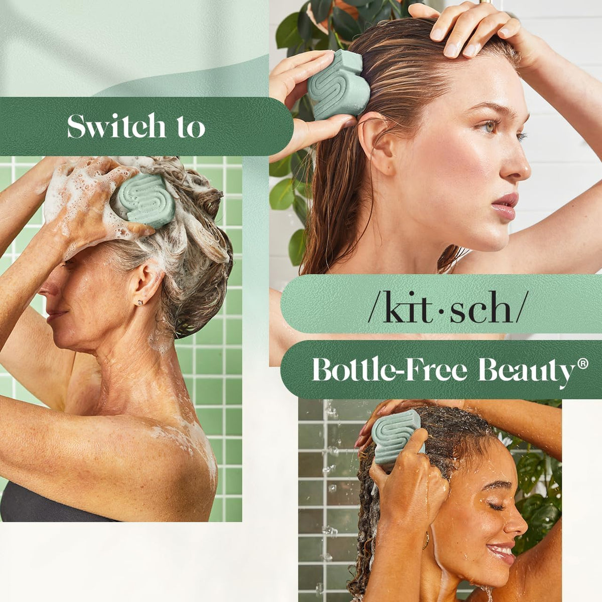 Kitsch Rosemary & Biotin Volumising Shampoo Bar, 3.5 oz - view 5