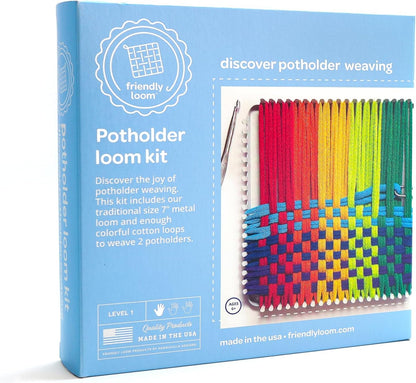 Harrisville Friendly Loom 7 Inch Traditional Potholder Loom Kit