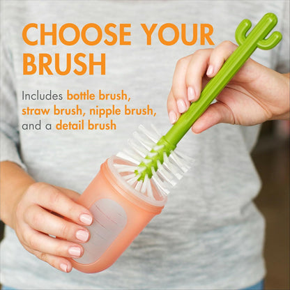 Boon Cacti Bottle Cleaning Brush Set, 4 Count - view 3