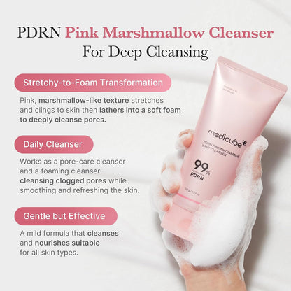 Medicube PDRN Marshmallow Whip Cleanser, Hydrating Facial Foam - view 3