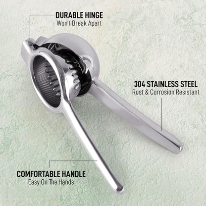 Zulay Kitchen Stainless Steel Lemon Squeezer, Heavy Duty - view 4