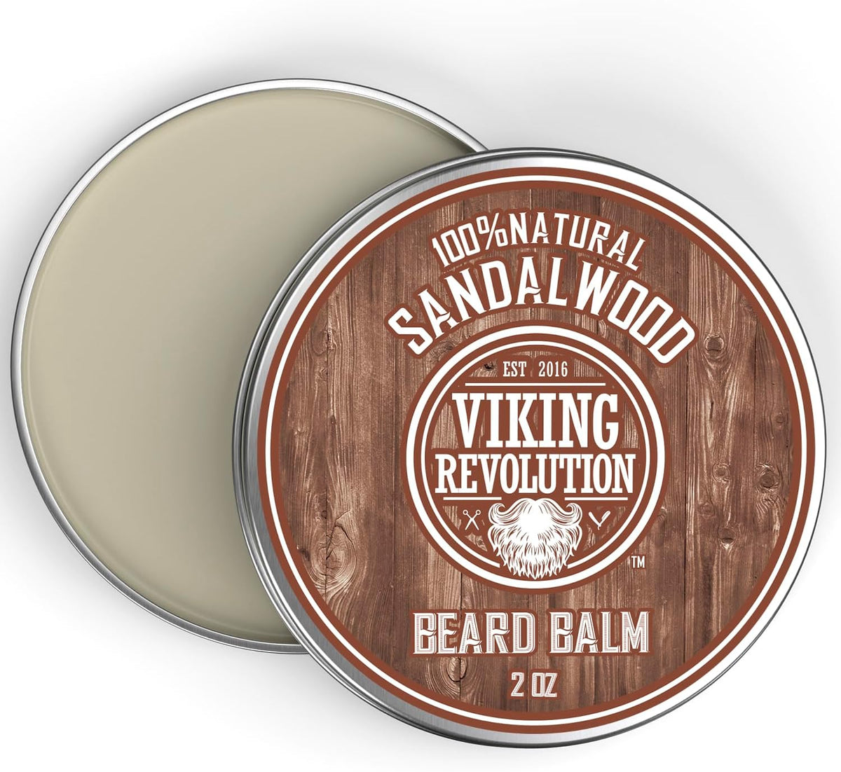 Viking Revolution Beard Balm, Sandalwood, 2 oz (56 g) - view 4