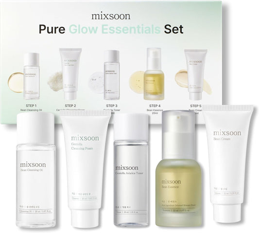 mixsoon Pure Glow Essentials Set, 5 Items