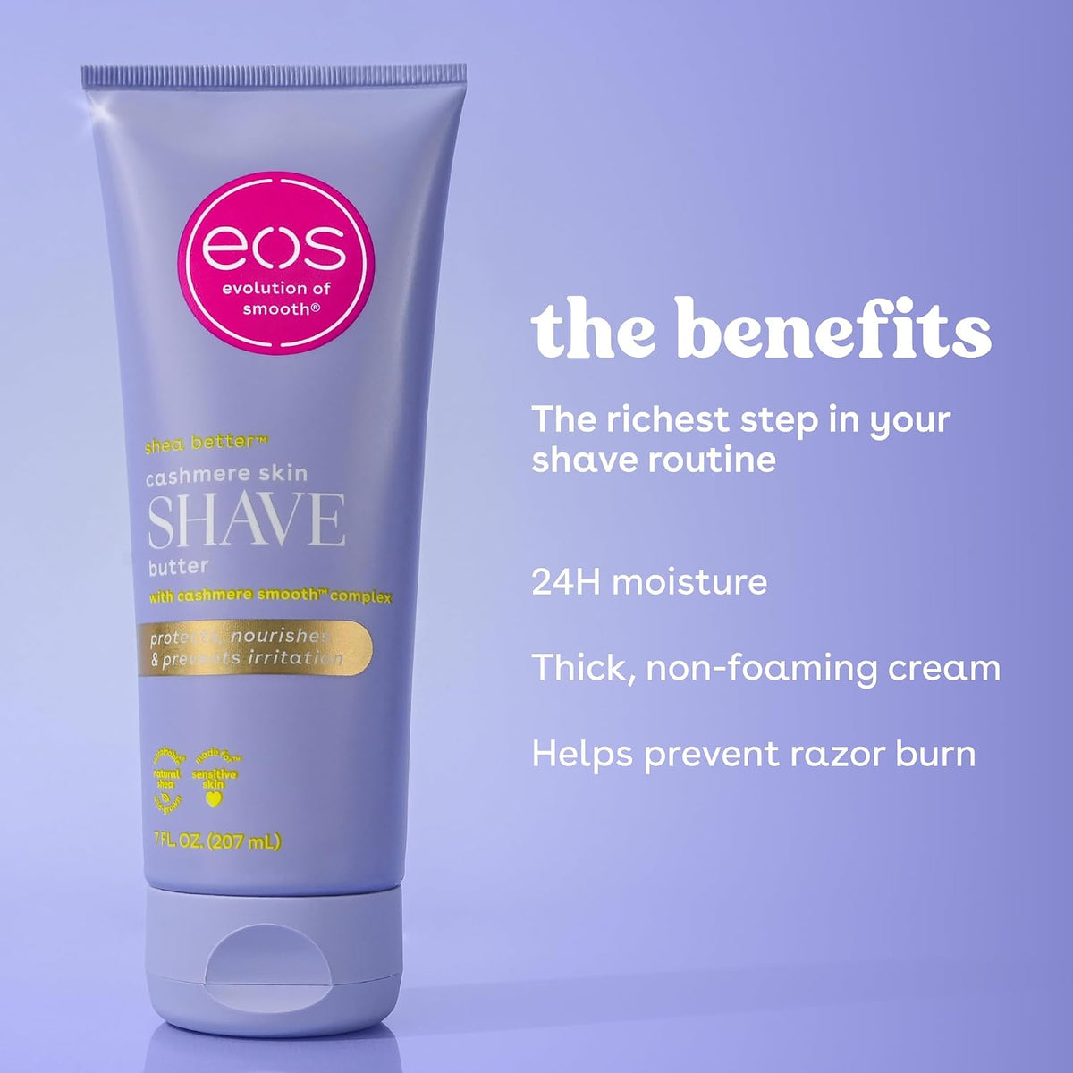 eos Cashmere Skin Shave Butter, 207 ml - view 3