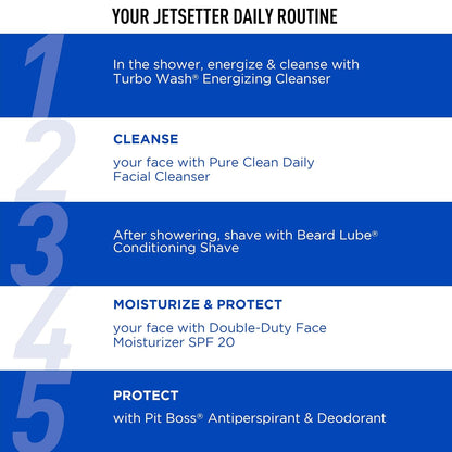 Jack Black Jetsetter Travel Size Skin Care Set for Men with Travel Bag - view 4