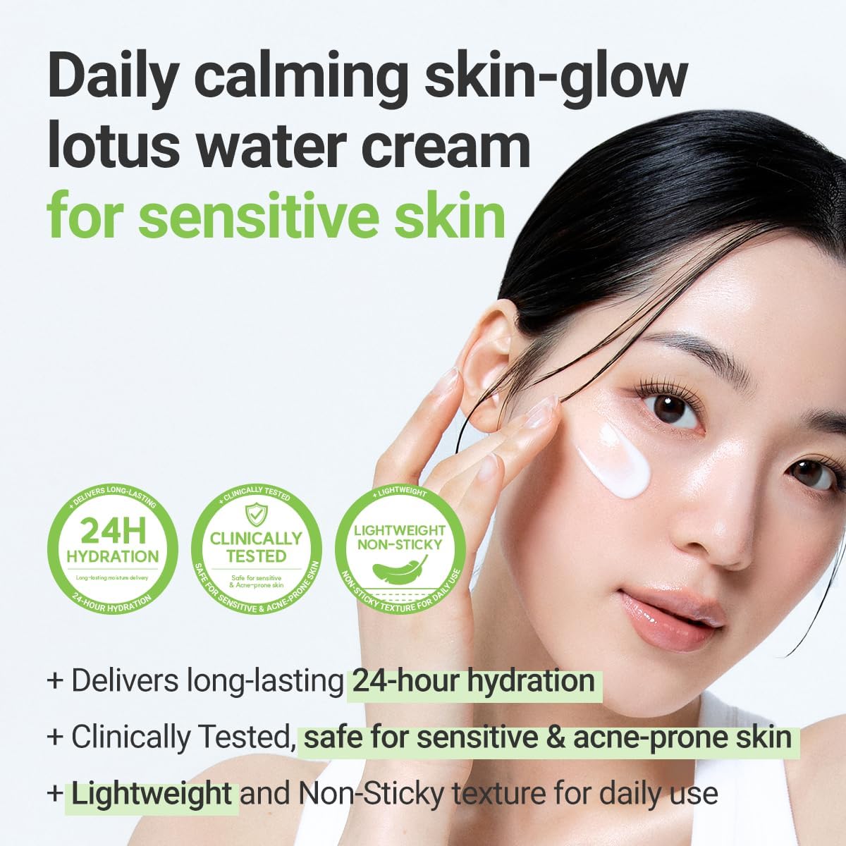 Rovectin Lotus Water Cream Face Moisturiser 60ml - view 5