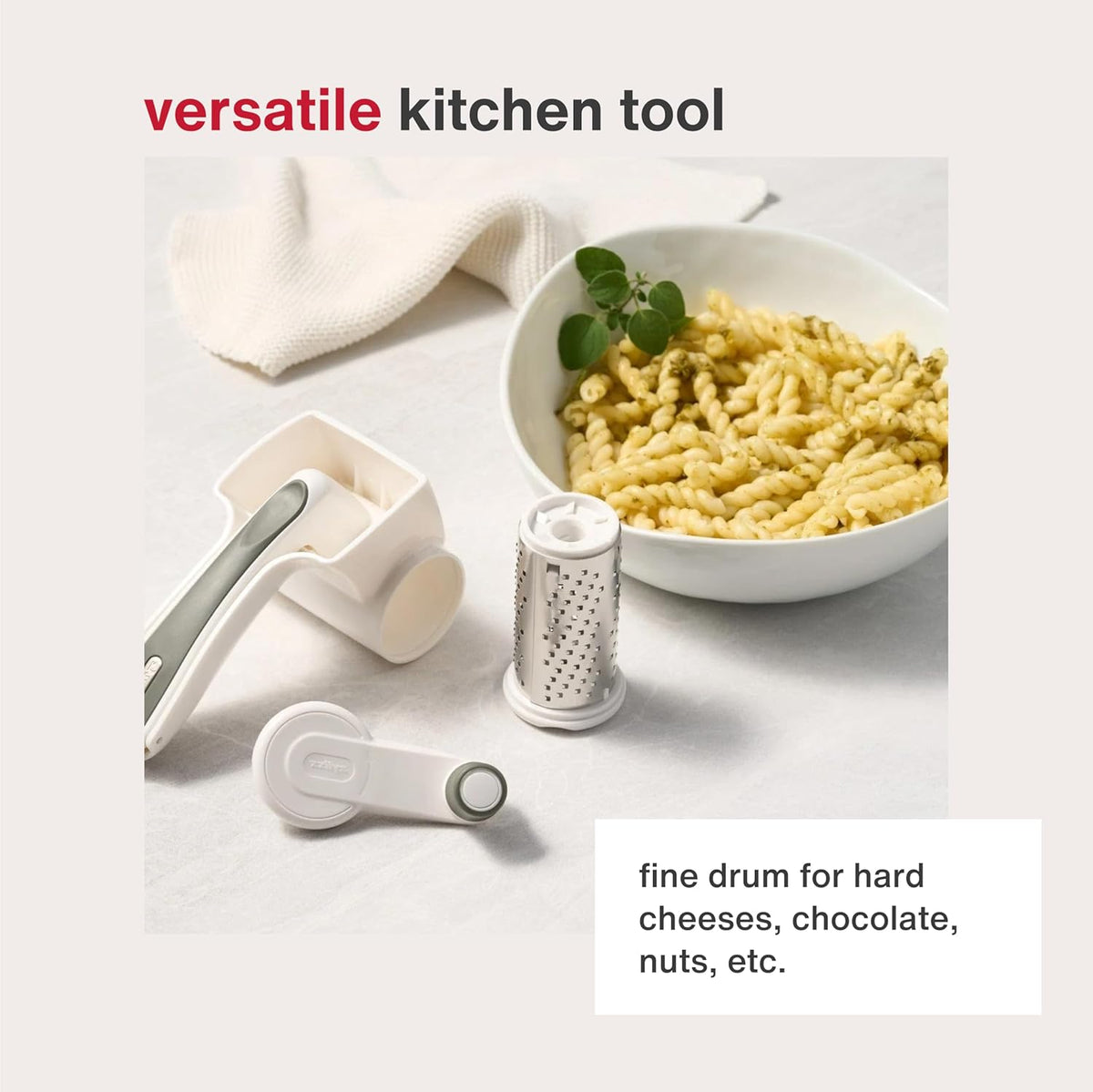 Zyliss Classic Rotary Grater, NSF Restaurant Certified - view 5