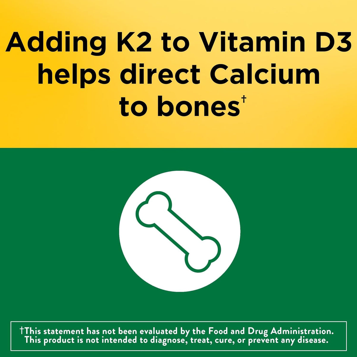 Nature Made Vitamin D3 + K2 Supplement, 30 Softgels - view 3