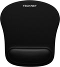 TECKNET Ergonomic Mouse Pad with Wrist Support, Black