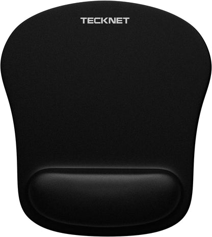 TECKNET Ergonomic Mouse Pad with Wrist Support, Black