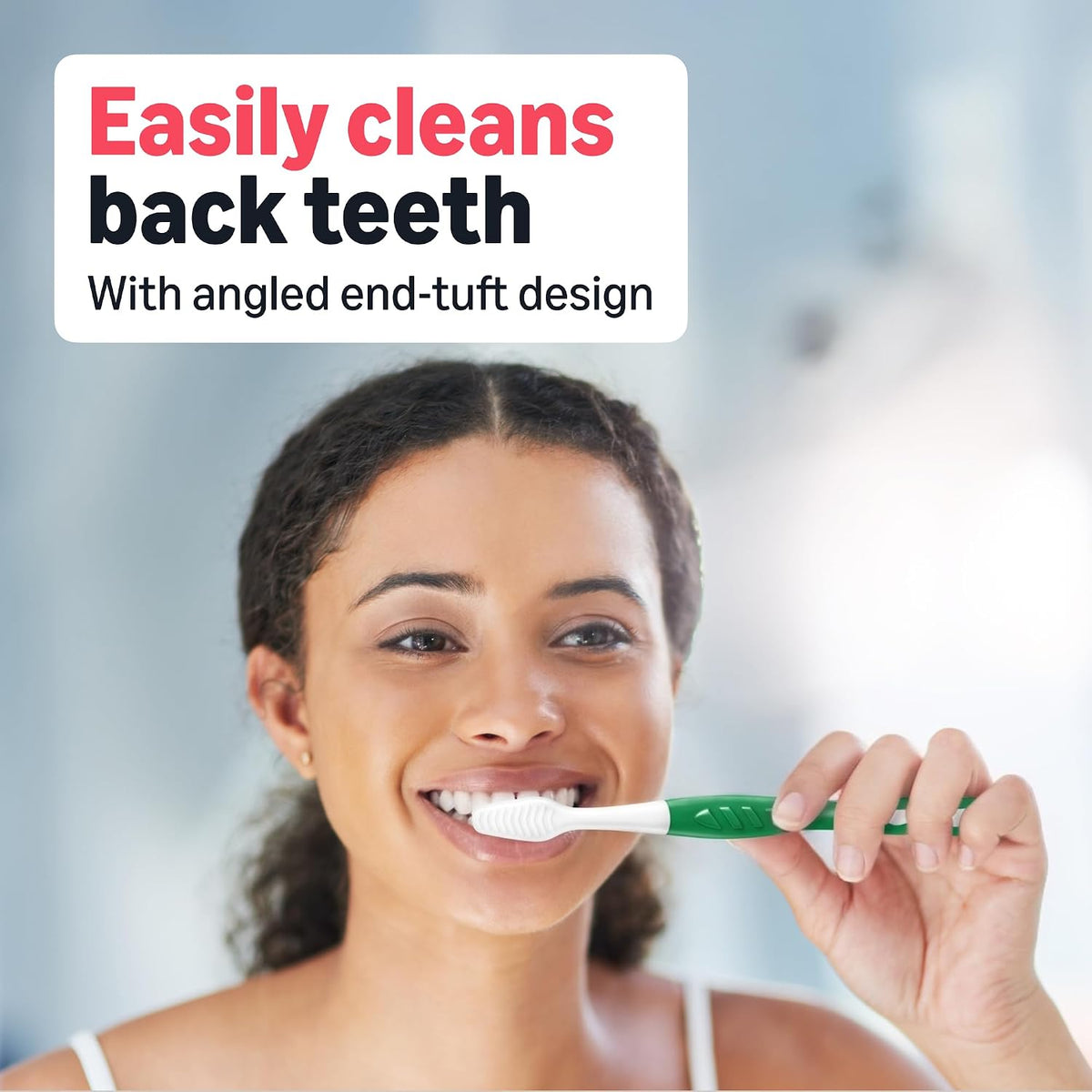 Clean Plus Soft Toothbrushes, Full Head, 10 Count, Assorted Colours - view 4