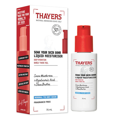 Thayers Soak Your Skin 80HR Liquid Hyaluronic Moisturiser 75 ml (2.5 fl oz)