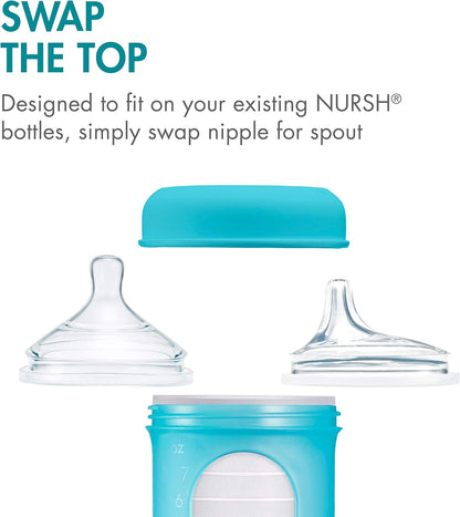 Boon Nursh Silicone Sippy Cup Lids, 3 Count, 6 Months+ - view 2