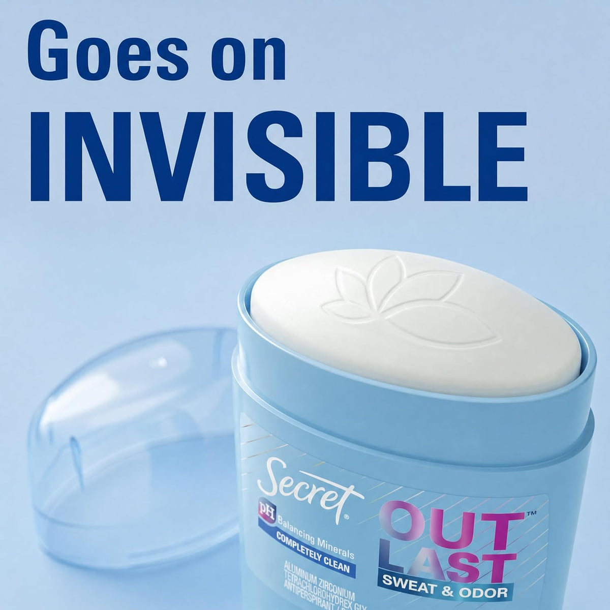 Secret Outlast Antiperspirant Deodorant for Women, Completely Clean, 0.5 oz - view 5