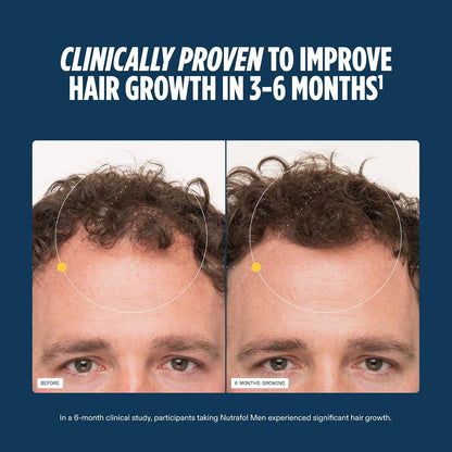 Nutrafol Men Hair Growth Supplement, Ages 18-49, 1-Month Supply - view 4