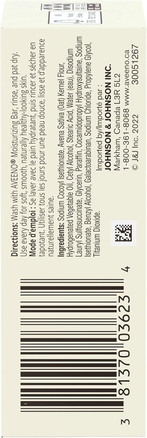 Aveeno Moisturising Bar for Dry Skin, 3.5 oz - view 2