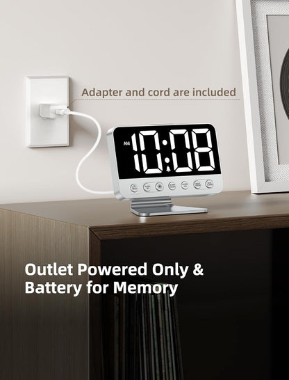Odokee Digital Alarm Clock with USB Charging Port and Night Light - view 6
