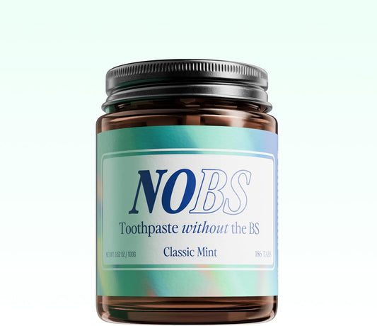 NOBS Fluoride-Free Toothpaste Tablets with Nano Hydroxyapatite, 3 Month Supply