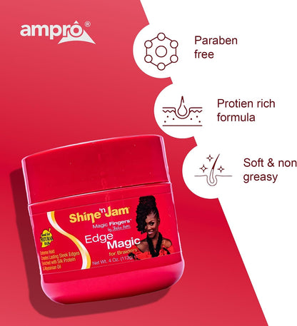 Ampro Shine-n-Jam Magic Fingers Edge Control 4 oz - view 5