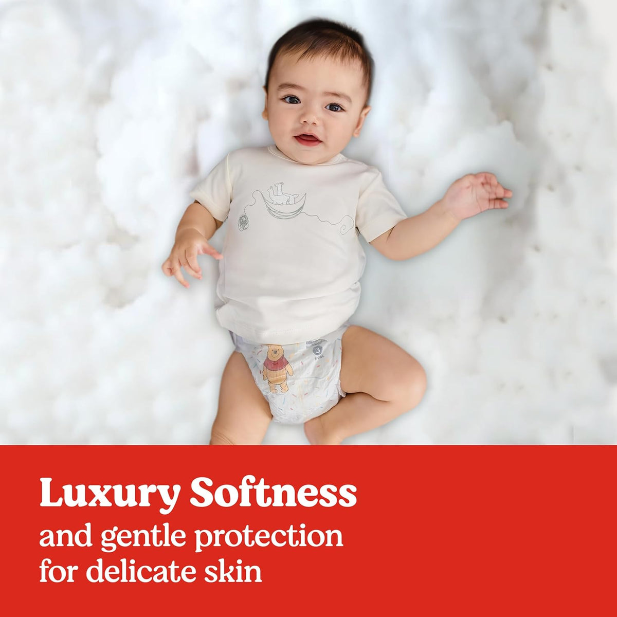Huggies Little Snugglers Nappies, Size 2, 186 Count (3 Packs of 62) - view 6