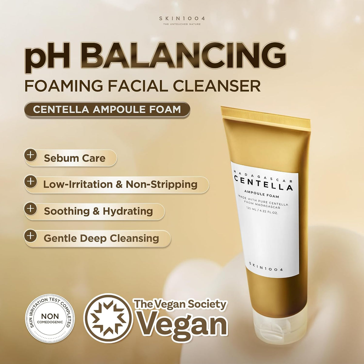SKIN1004 Madagascar Centella Ampoule Foam Cleanser 125 ml (4.2 fl oz) — alternate product view