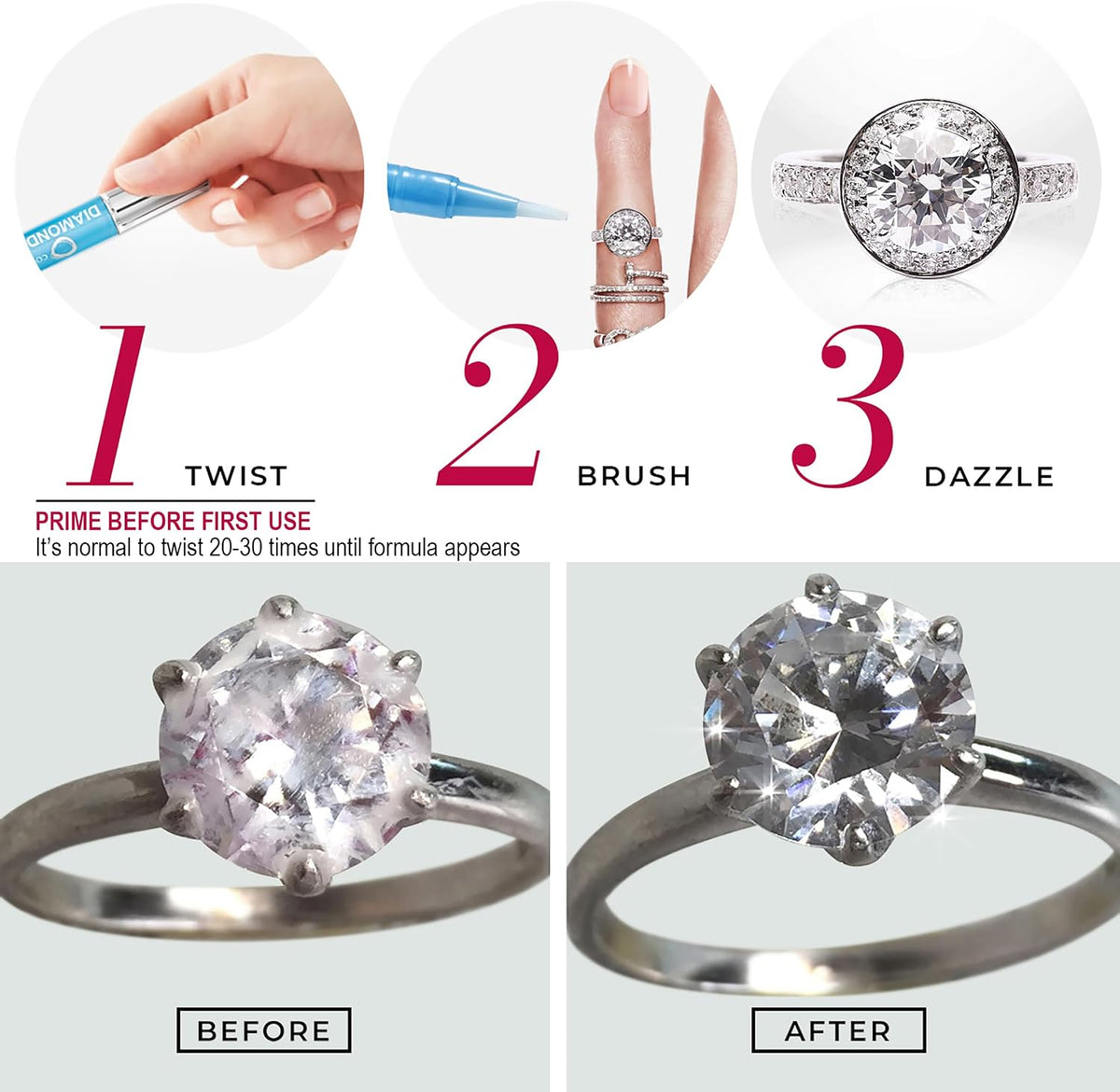 Connoisseurs Diamond Dazzle Stik Jewellery Cleaner Pen - view 4