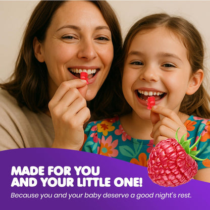 Dr. Moritz Sugar-Free Calm Magnesium Gummies, Raspberry, 2 Pack (60 Count) - view 2