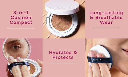 Missha Magic Cushion Cover Lasting Foundation SPF 50+ #21 Light Beige 15 g - view 3