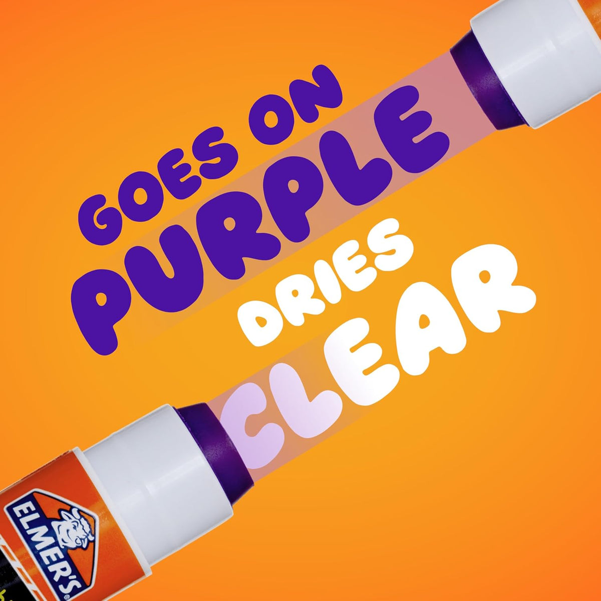 Elmer's Disappearing Purple School Glue Sticks, 22 g, Pack of 3 — alternate product view